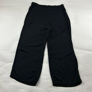 Old Navy Black Challis Wide Leg Pant XL